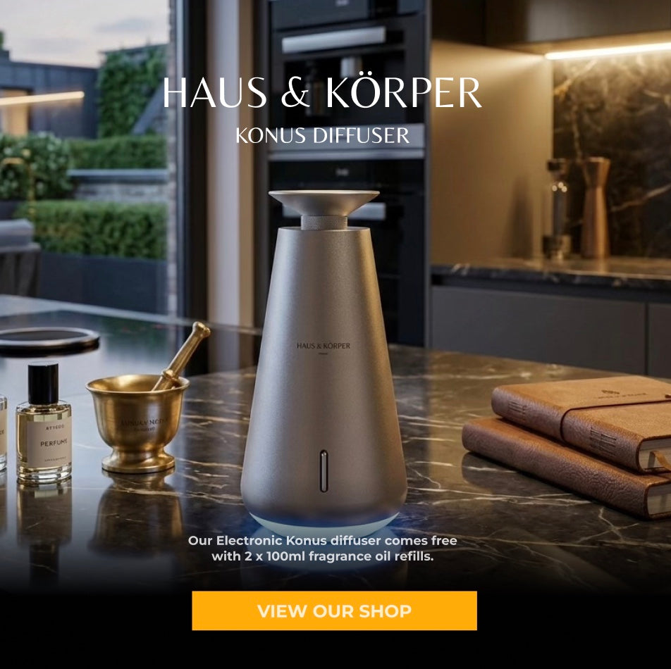 Konus Diffuser (Free 2 x 100 ml - Fresh with Odour Neutraliser and Bakhoor Fragrance Oil)